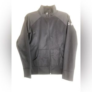 Black Under Armour Track Jacket Sz S